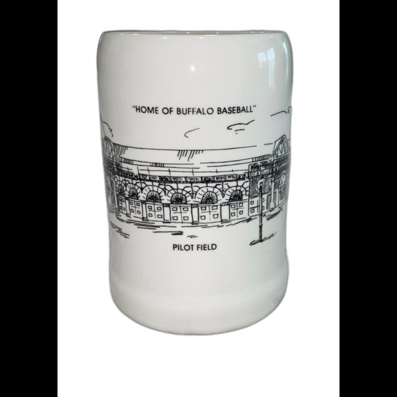 Vintage Pilot Field “Home of Buffalo Baseball “ Ceramic Beer Stein. - Picture 1 of 10